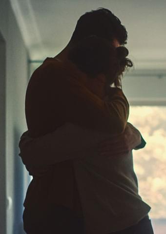 Happy couple together