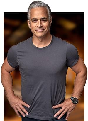 Confident middle-aged man looking energetic